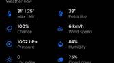 Overdrop homescreen in dark mode