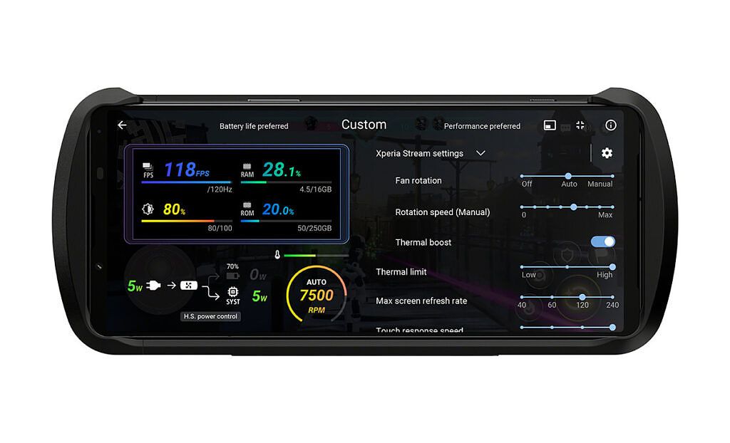 SONY Xperia Stream　冷却ファン SONY Xperia Stream 冷却ファン ゲーミングギア「Xperia Stream
