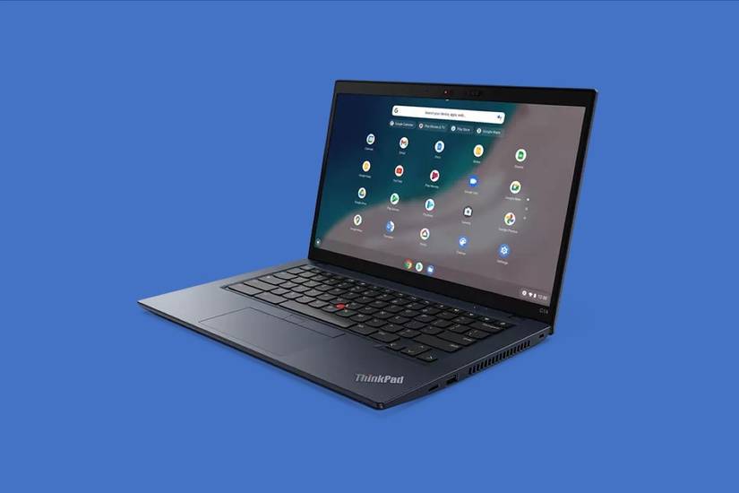 The ThinkPad C14 Chromebook Enterprise has everything that a business will need from vPro CPUs, a security chip, and more