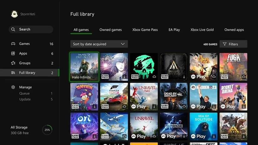 Xbox Library Inside The Xbox September update brings a library revamp for consoles