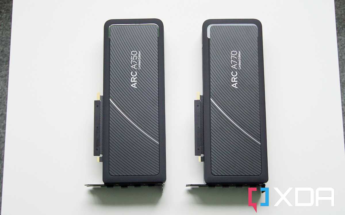 Intel Arc A770 and A750