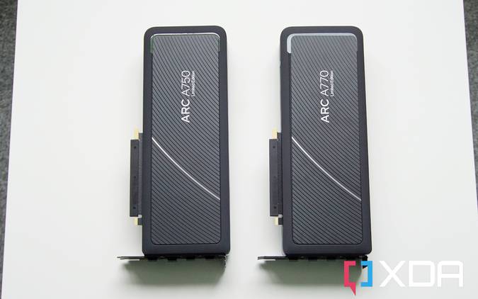 Intel Arc A770 and A750