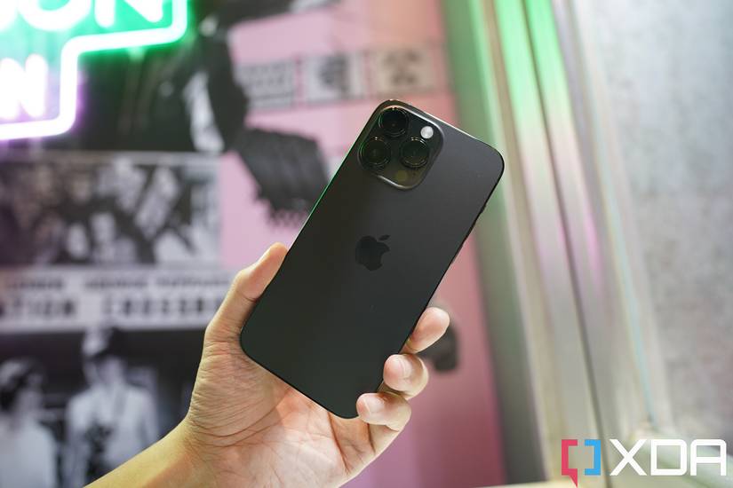 iPhone 14 Pro Max in hand