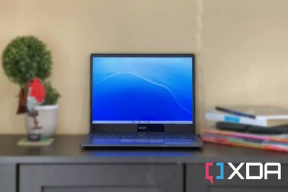 Acer Chromebook Spin 513 on a desk