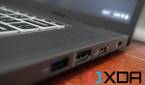 The ports on the left side of the Acer Chromebook 516 GE