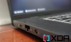 The ports on the right of the Acer Chromebook 516 GE