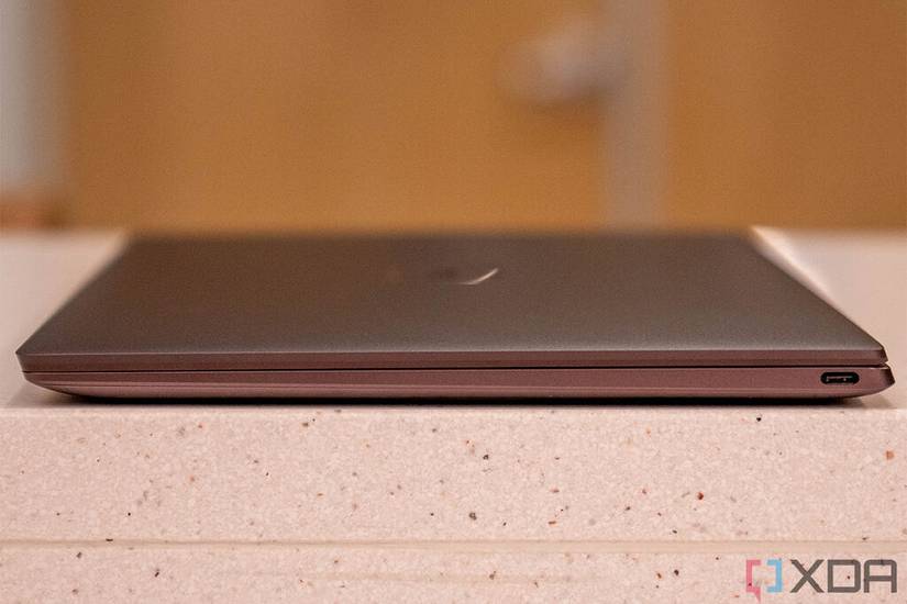 Side view of Dell XPS 13