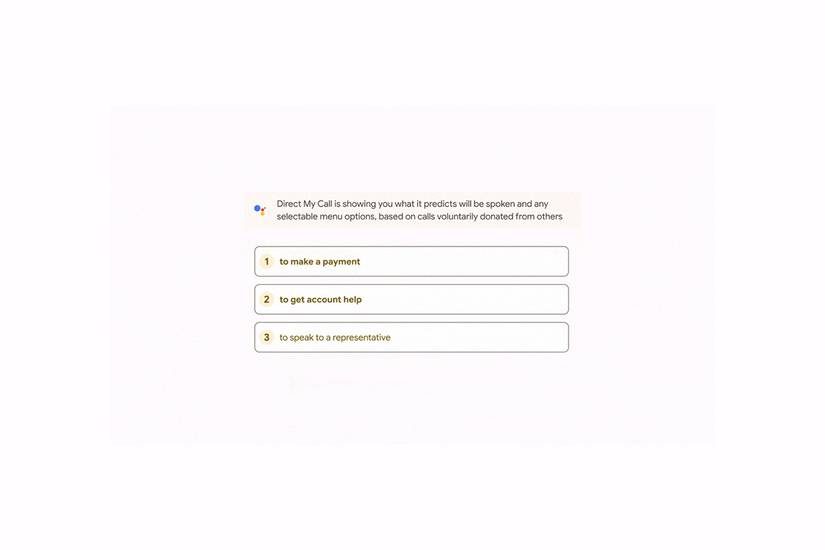 Direct My Call interface on the Pixel 7 series featured.