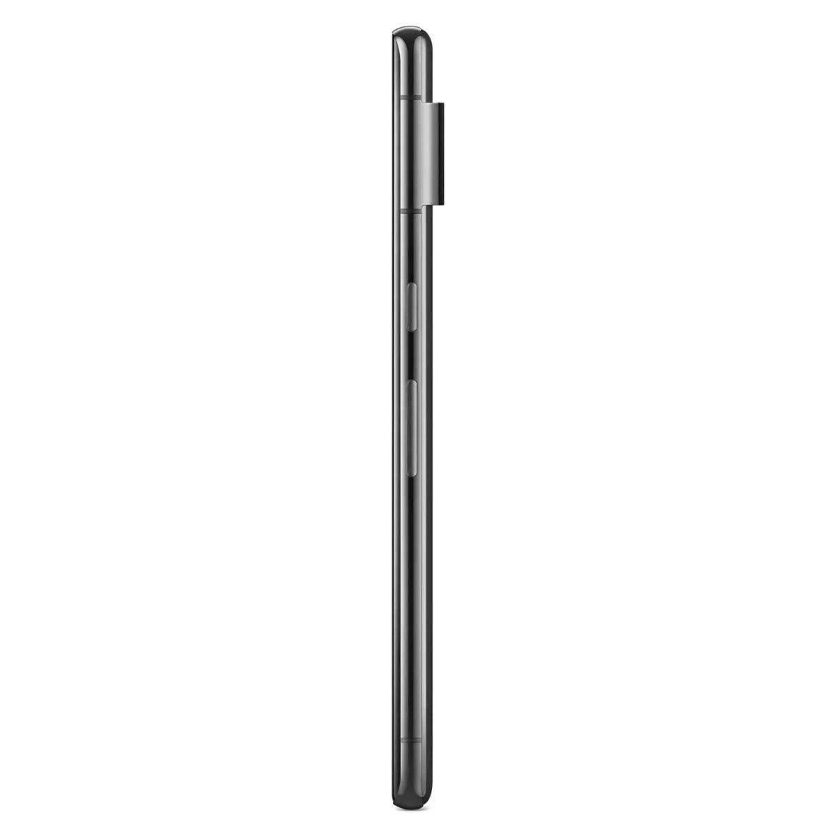Google Pixel 7 Pro right edge on white background.