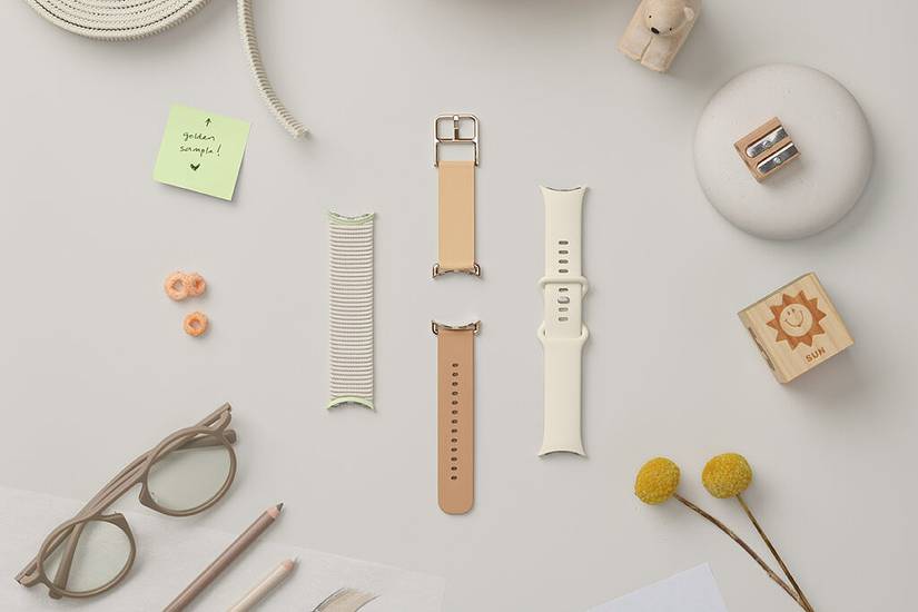 Google Pixel Watch band options.