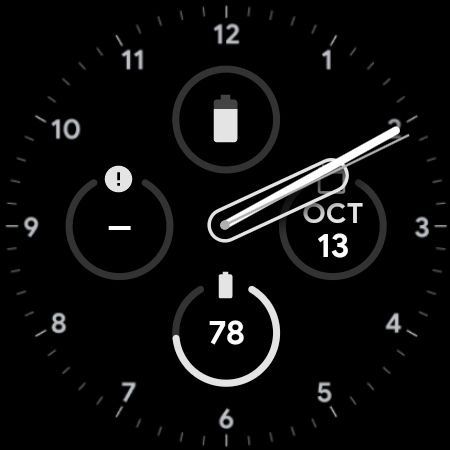 Classic Pixel Watch watch face