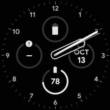 Classic Pixel Watch watch face