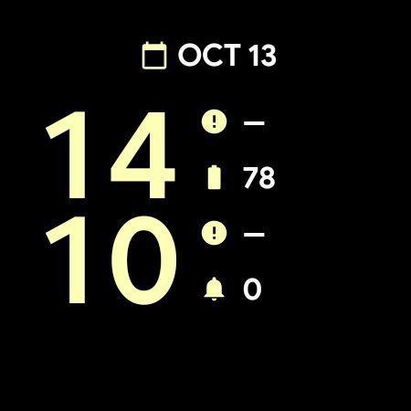 Index Pixel Watch watch face