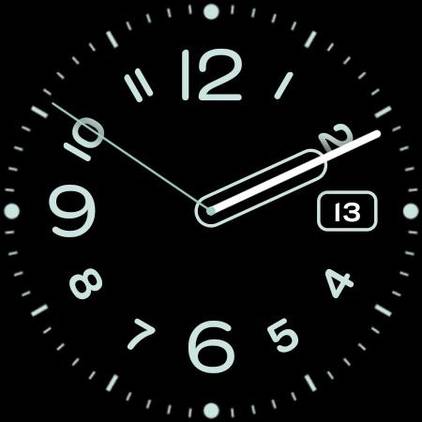 Pilot Pixel Watch watch face