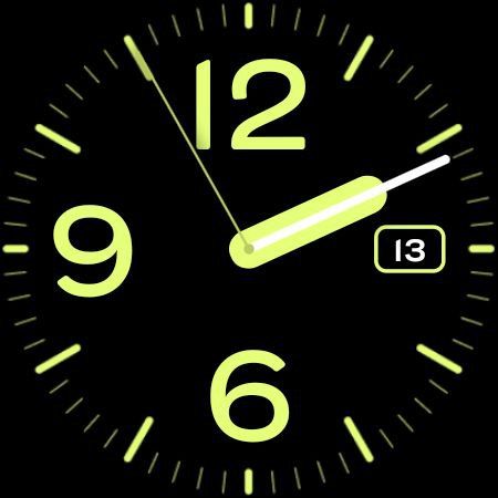 Pilot Bold Pixel Watch watch face