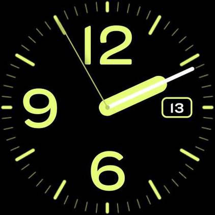 Pilot Bold Pixel Watch watch face
