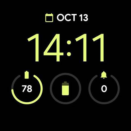 Utility Pixel Watch watch face