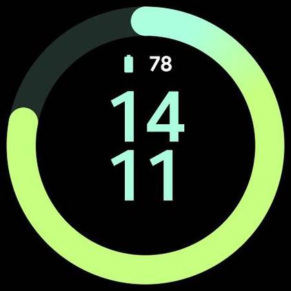 Track Pixel Watch watch face