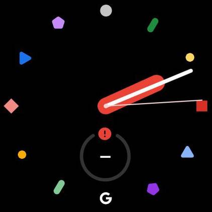 Shapes Pixel Watch watch face