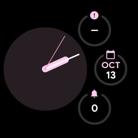 Radial Pixel Watch watch face
