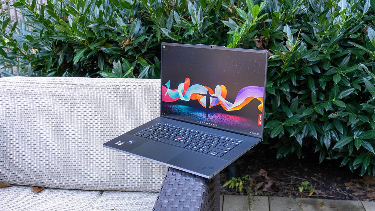 Angled view of ThinkPad Z16