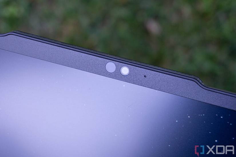 Angled view of ThinkPad Z16 webcam