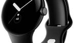 Matte Black Google Pixel Watch on white background.