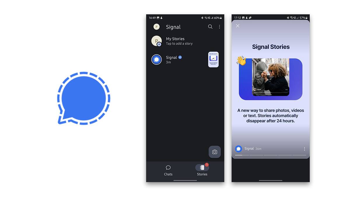 Signal's new Stories feature is now available on the beta channel