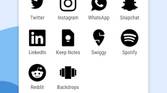 Zwart icon pack 2