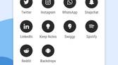 charcoal icon pack 2