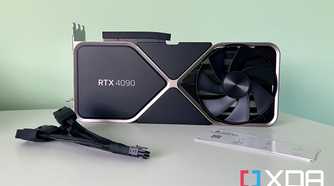 NVIDIA RTX 4090 with cables