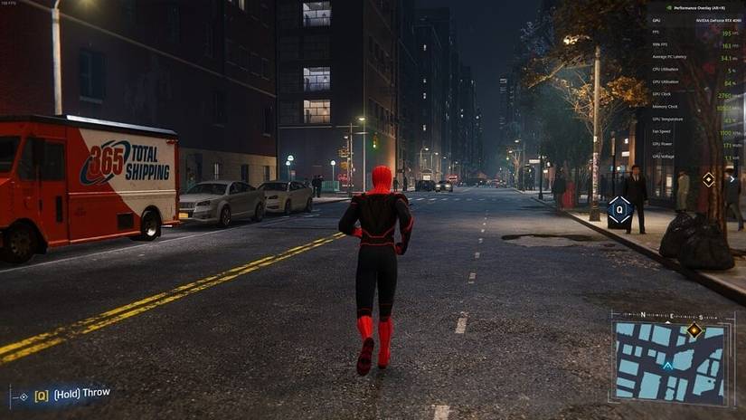 Spider-Man on the RTX 4090