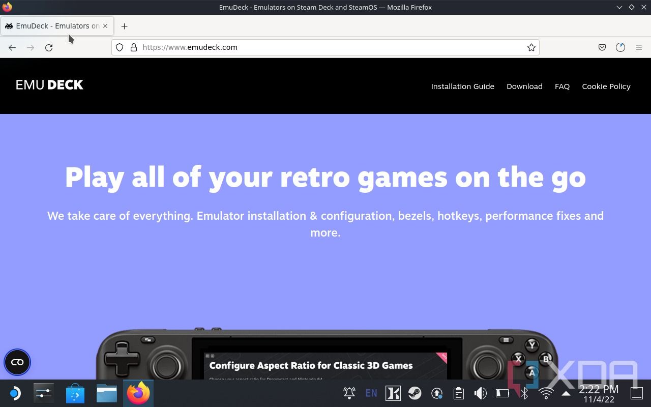 How to install EmuDeck on your Steam Deck to emulate your favorite games