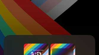 set as wallpaper pair and customize Home Screen options on iOS