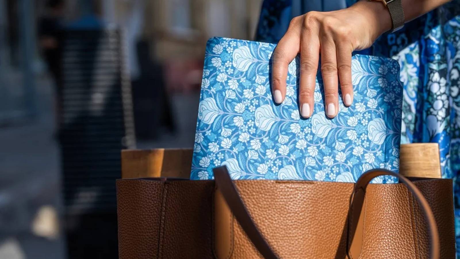 A Surface Pro 9 case in a bag.