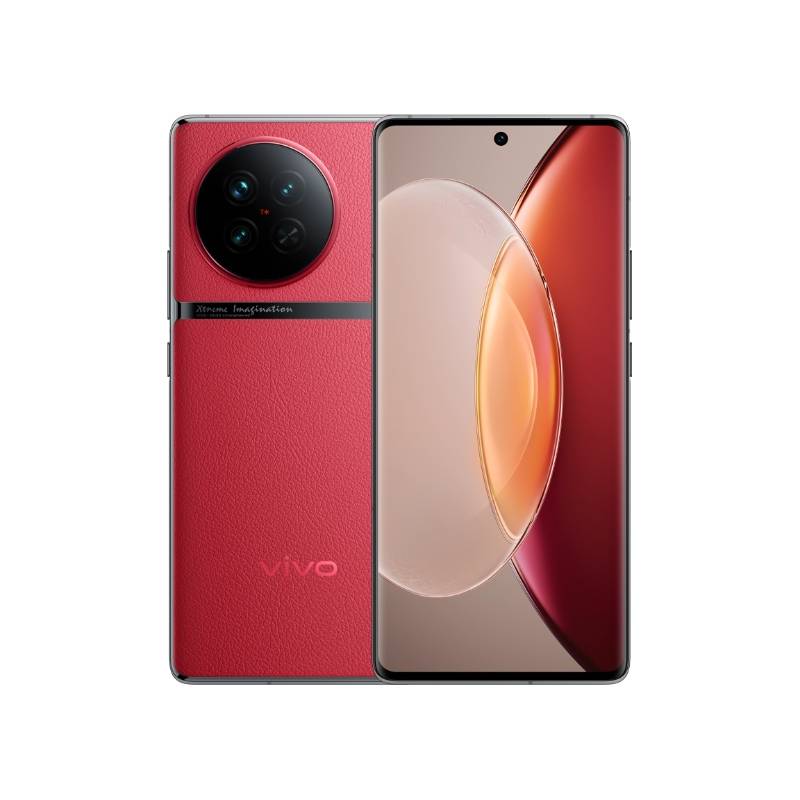Vivo X90 on white background.