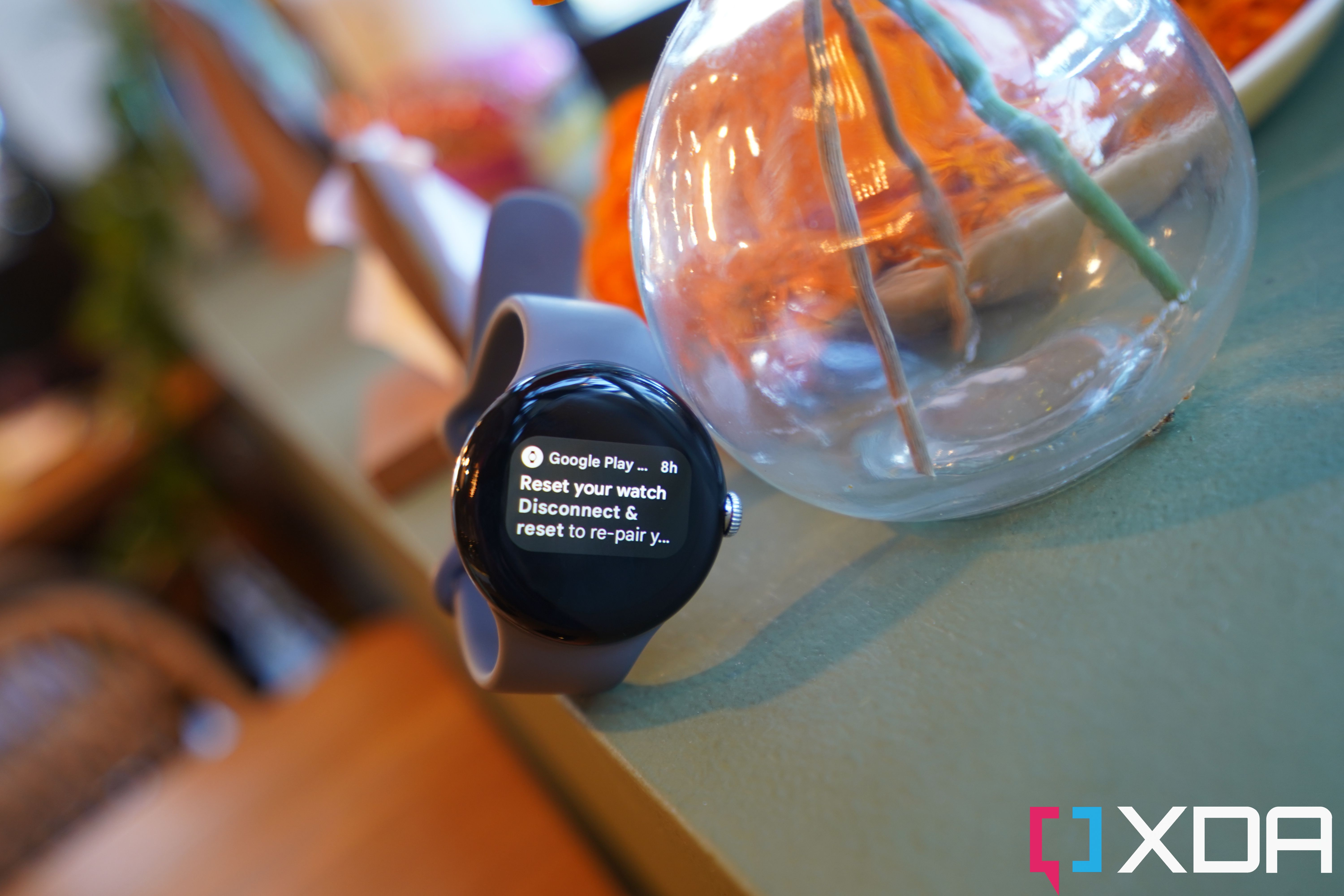 The Pixel Watch thinks it's not paired. 