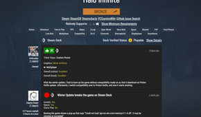 Halo Infinite on ProtonDB