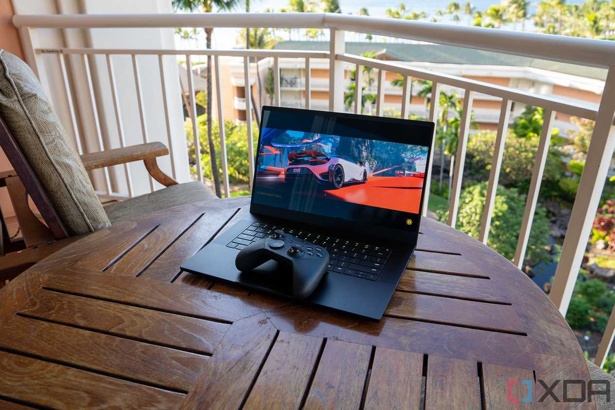 Razer Blade 15 11 on a table