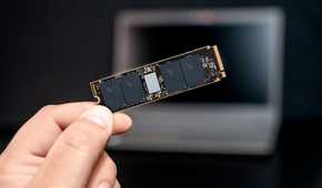 Hand-held image of Crucial P3 Plus 4TB PCIe 4.0 3D NAND NVMe M.2 SSD