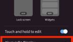 Alwatys on display settings on Samsung phones
