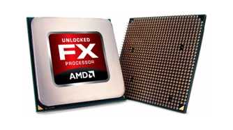 A render of an AMD FX CPU.