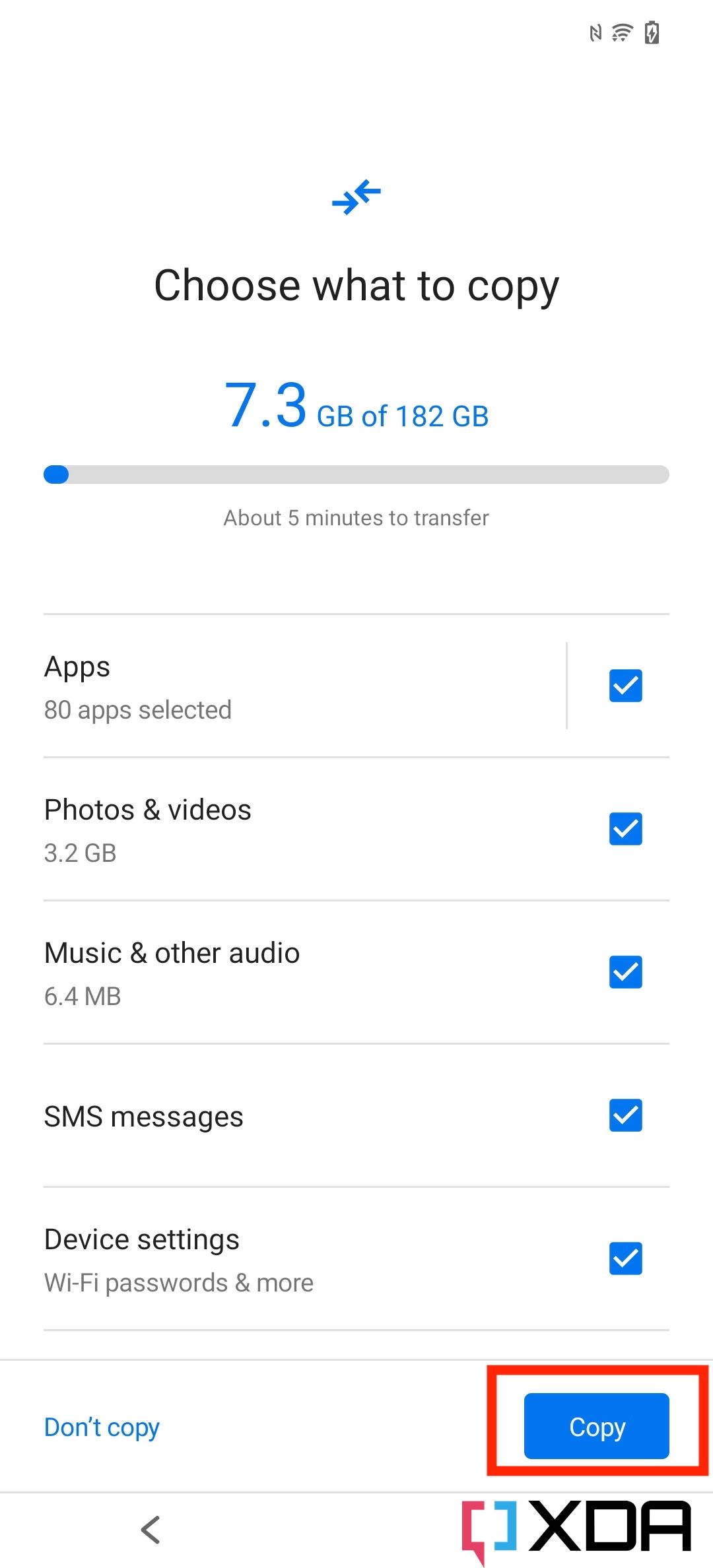 How to transfer data from an old Android phone to your new one