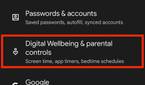 Digital Wellbeing features in Android 13