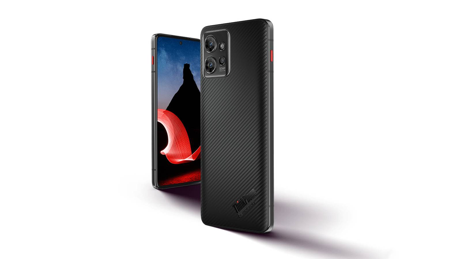 Leaked Motorola ThinkPhone render on white background.