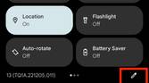 Quick settings in Android 13