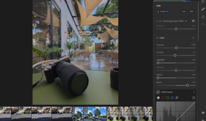 Editing a Samsung expert RAW shot in Adobe Lightroom