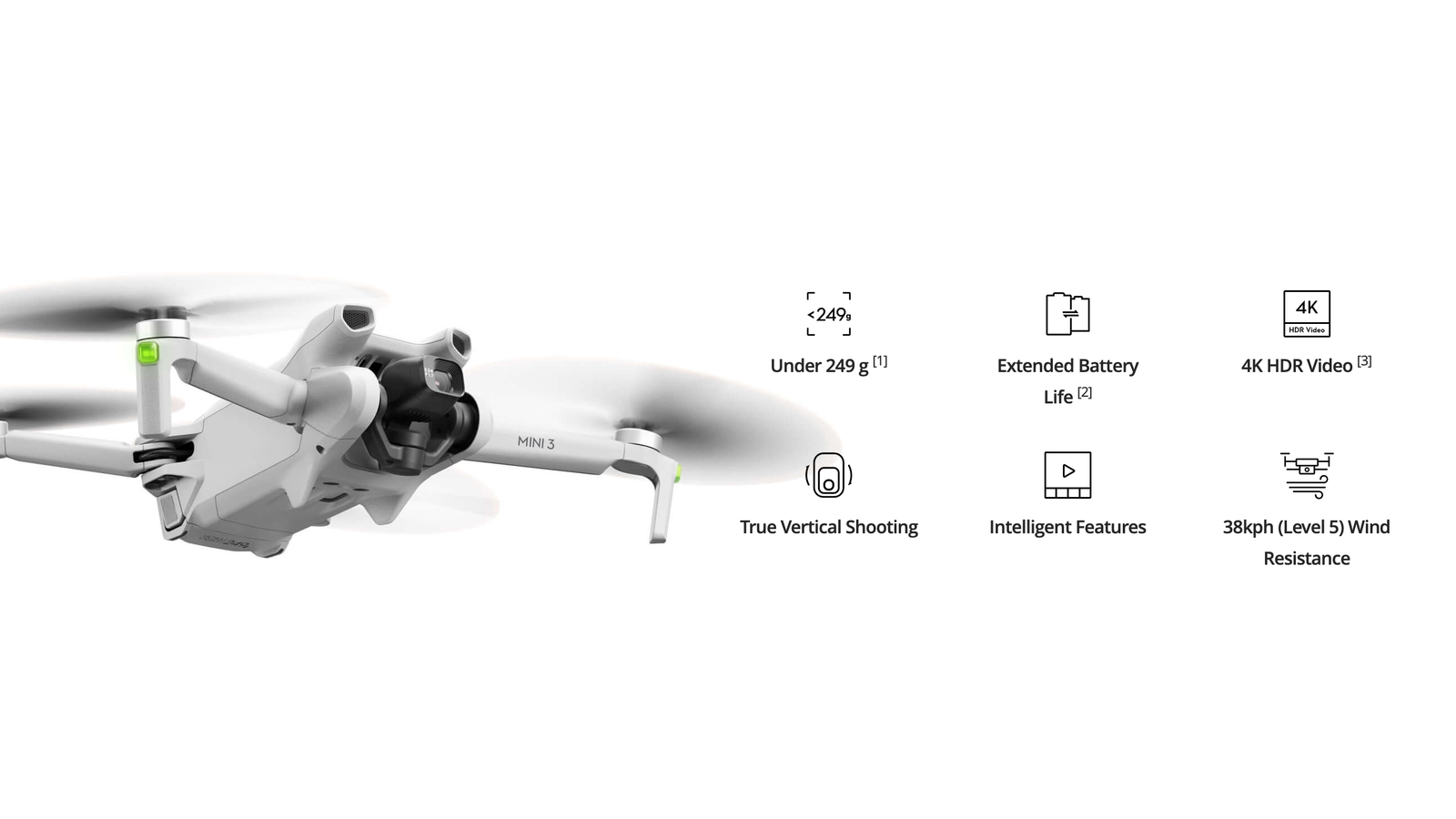 The DJI Mini 3 is a sub-249g drone that starts at just $469