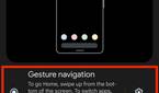 System navigation menu in android 13