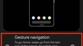 System navigation menu in android 13